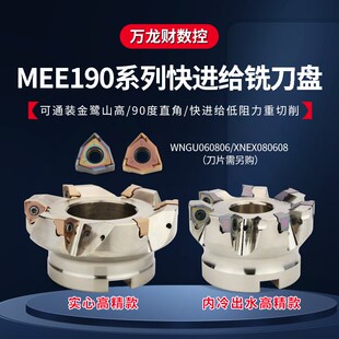 MEE190快进给双面铣刀盘XNEX080608通装金鹭山高90度方肩飞刀盘