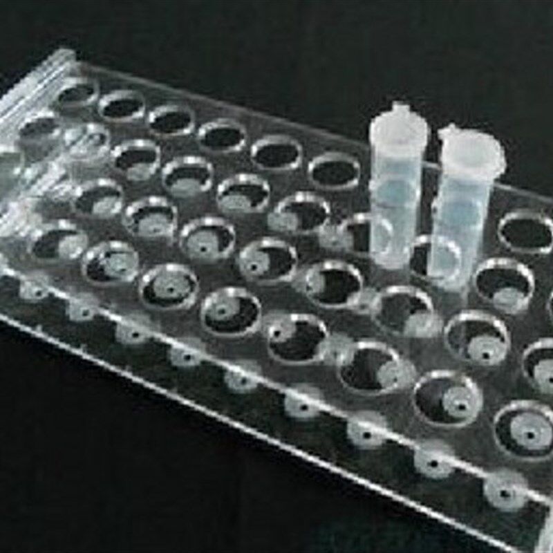 厂价 4ml5ml有机玻璃离心管架EP管架 40孔亚克力试管架 孔径14mm