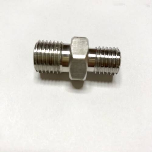 M12x1.5-m14x1.5 异径外丝接头 304不锈钢异径双外丝接头 转接头