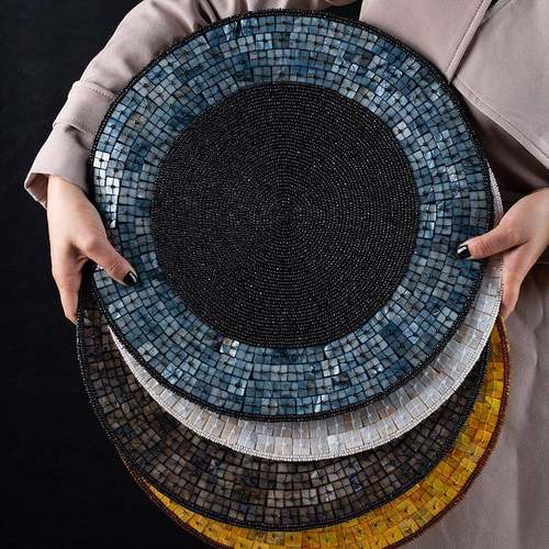 欧式美式样板间家居餐桌桌旗布艺装饰品西餐垫餐布布艺桌垫