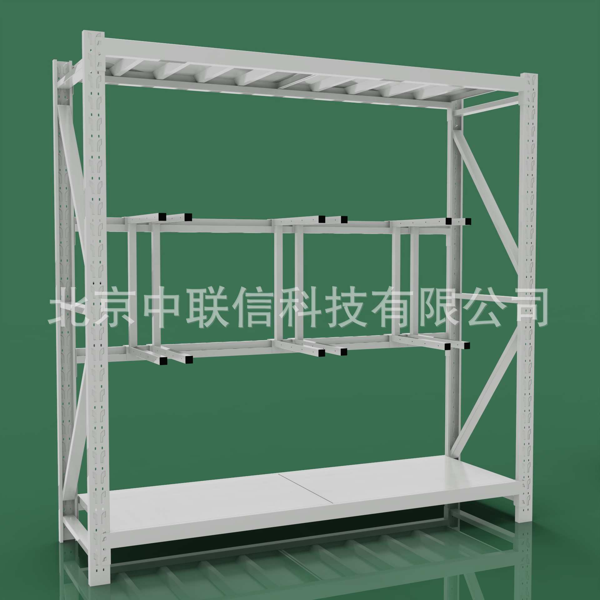 白色铁楸架楸镐架农用工具架训练器材架白色货架置物架物资存放架