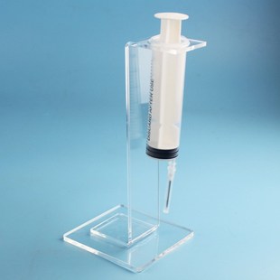 有机玻璃Z型补液架 亚克力注射器架 50ml针筒挂架 35mm 可定制