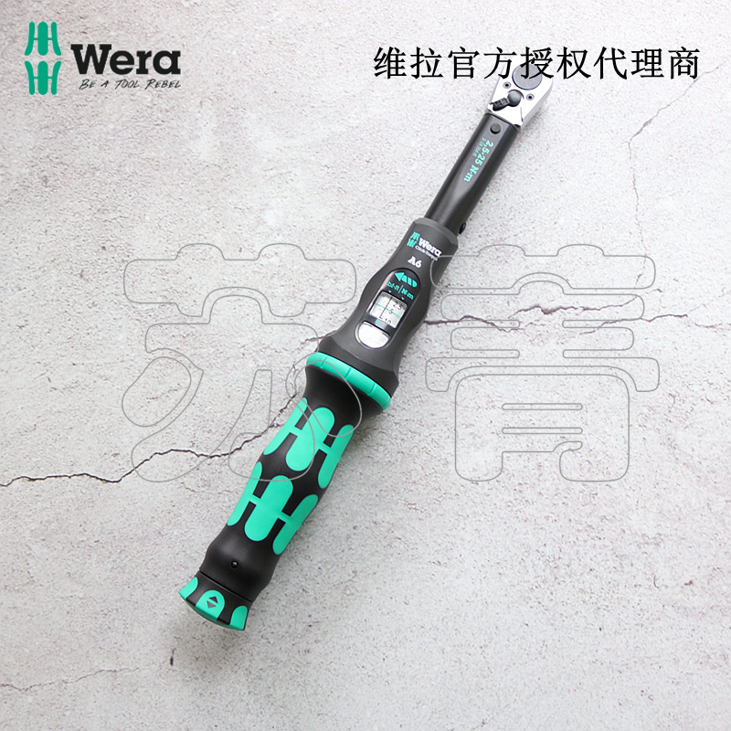德国wera维拉棘轮换向扭力扳手1/4批头棘轮头Click-Torque A6