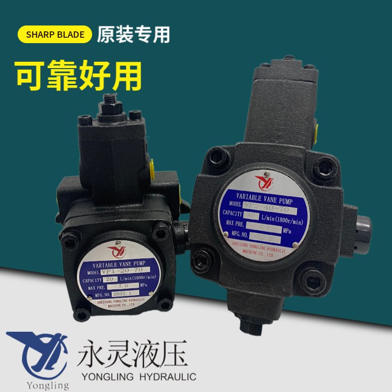 YLC永灵变量叶片泵VP1/VP2-12/15/20/30/40-20/35/55/70 液压油泵