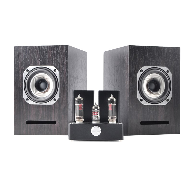 迷你发烧EL84电子管胆机功放器家用音响HIFI小型N3机 4寸全频喇叭