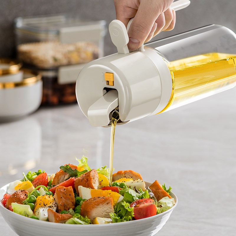 摩登主妇玻璃喷油壶喷倒两用空气炸锅雾化雾状厨房家用防漏喷油瓶