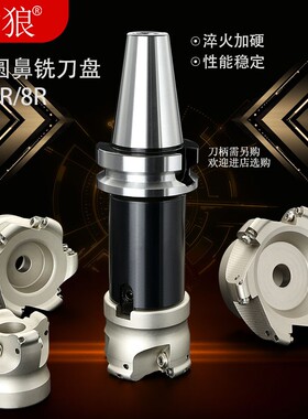 trs刀盘 CNC数控铣床R5R6-50/63开粗刀盘 10T3 1204 圆鼻面铣刀盘
