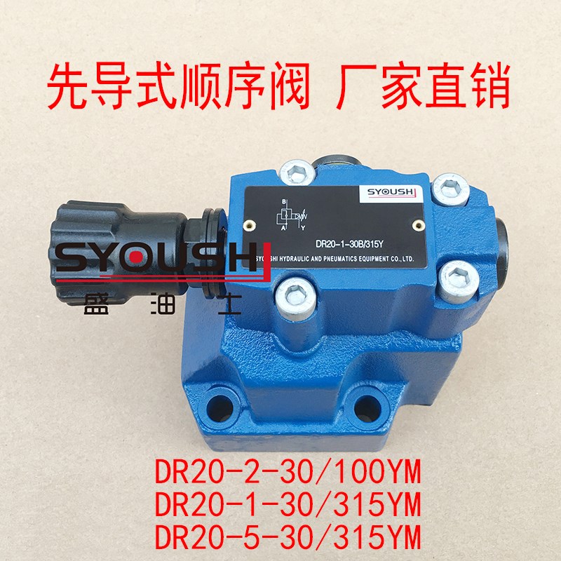 先导式减压阀DR20-2-30/100YM,DR20-1-30/315YM,DR20-5-30/315YM