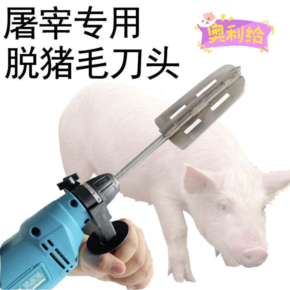德国进口电动刮毛刀去猪毛神器屠宰专用电钻刮猪毛工具 不锈钢