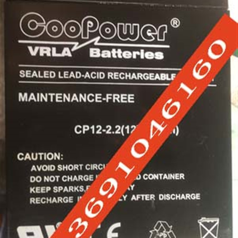 COOPOWER CP12-2.2(12V2.2AH)电梯对讲机专用电瓶包邮
