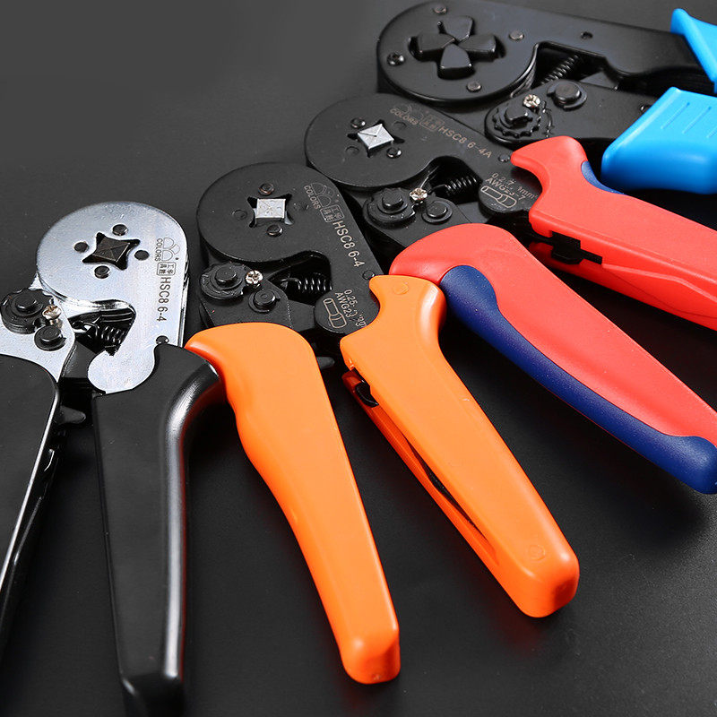 新款华胜工具迷你自调VE管形压线钳HSC8 6-4系列压线钳端子钳