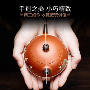 宜兴紫砂壶纯全手工名家正宗西施壶朱泥小泡茶壶单壶家用茶具套装