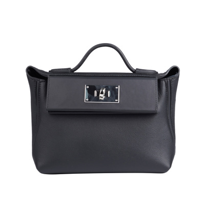 保润2424普皮时尚轻奢女士真皮手工单肩包复古简约百搭手提包