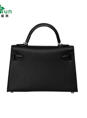 BAORUN春夏新款凯莉包EP手掌纹真皮时尚百搭女士经典复古手提包