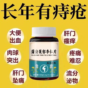 蒲公英郁李仁片蒲公英郁李仁片清肠排便宿便便秘润肠大排油100片