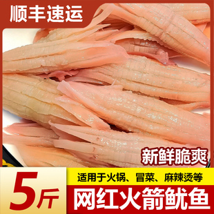 火箭鱿鱼商用鱿鱼须火锅冒菜串串烧烤铁板烧冷冻生鲜食材水发鱿鱼