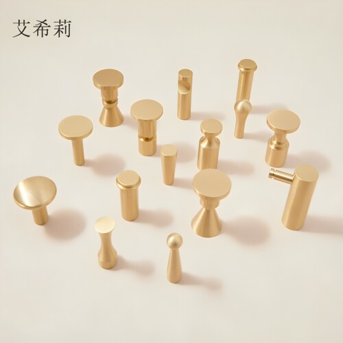 现代北欧玄关鞋柜黄铜衣钩