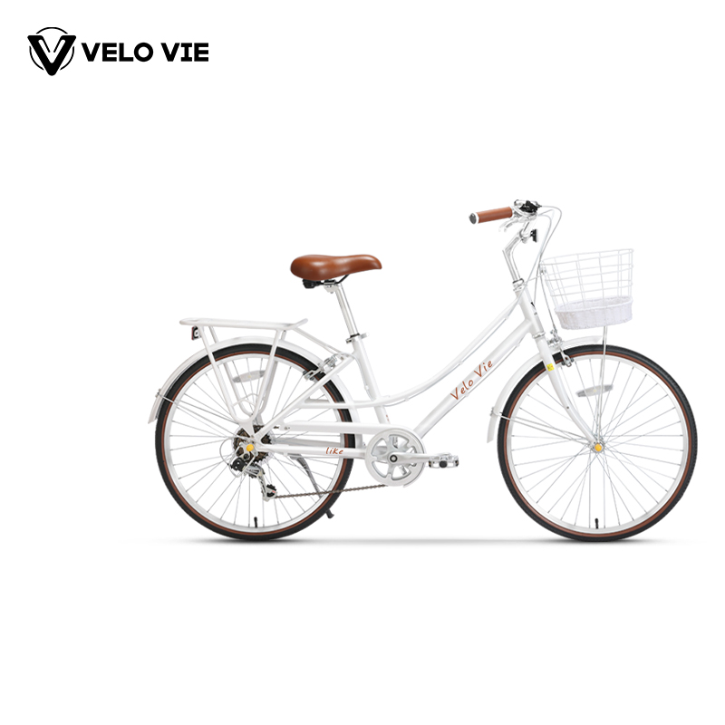VeloVie维勒铝合金自行车女款通勤车成人代步车学生车24-26寸单车