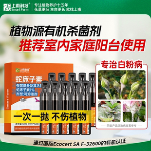 蛇床子素杀菌药花卉植物室内杀菌剂通用除菌药剂白粉病月季花病虫