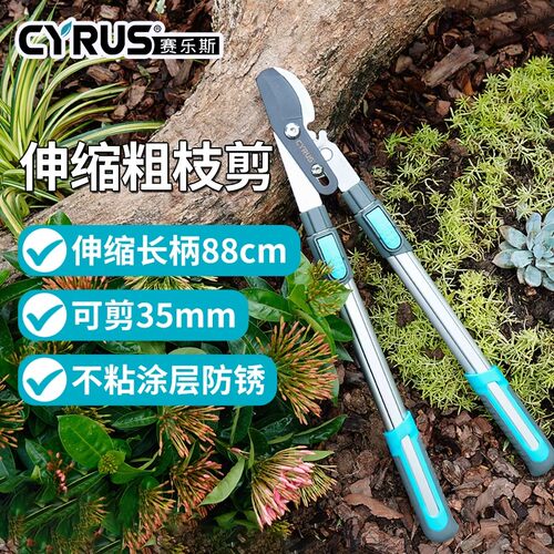 赛乐斯园艺剪刀修枝伸缩长