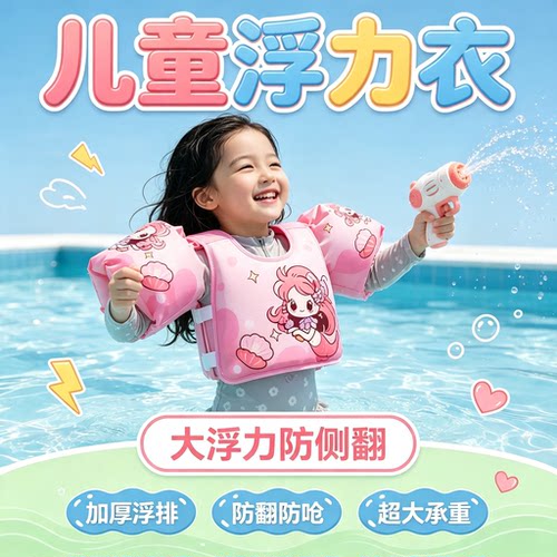儿童游泳圈浮漂救生衣