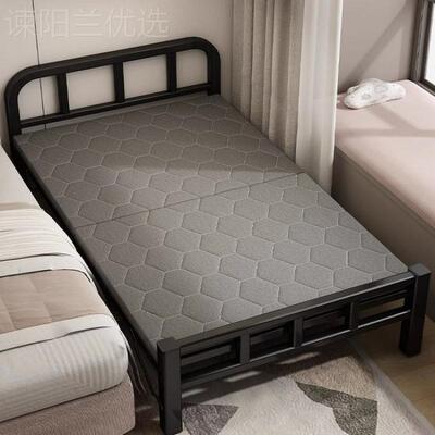 午折叠午午休床简易公室睡宿舍便携休出JVD租屋成人办铁床午休床