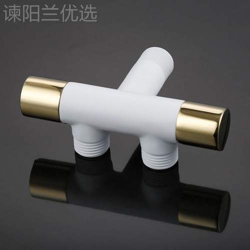 一进二桶出角阀大流开量 马枪分水61606器关阀喷双控快开阀全铜