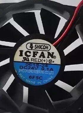 ICFAN 6015 24V 0.10A 6厘米变频器磁盘机箱散热风扇 0615-24