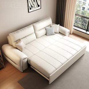 客厅一体用多能二合一可两沙折功叠伸缩床现ATK代简约发床小户型