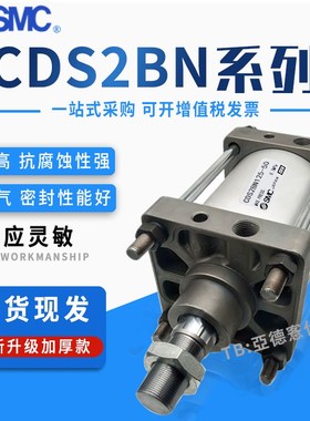 SMC标准拉杆气缸CS2BN125/140/160/-50/75*100/125/150/200CDS2BN