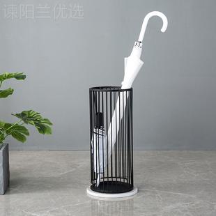 6709桶架家用商门酒店收大堂置物用架落口地式 北欧铁艺雨伞置ali
