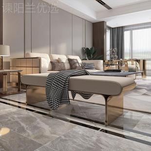 意间式 轻奢风凳RCA极简床尾家用门口入换户卧室衣帽服装 店鞋 穿鞋