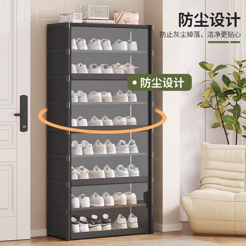 架家用落地防尘透明鞋子柜TGN入户玄关多层收纳鞋架鞋子出租房鞋