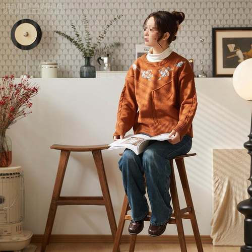 马鞍背凳实木吧台椅用中古创J意高脚凳阳台无家靠WJL高脚^