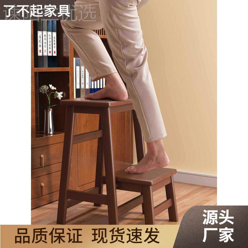 实木折叠凳子家多功能可创意穿鞋凳厨房客MVB厅两用用登阶梯凳高