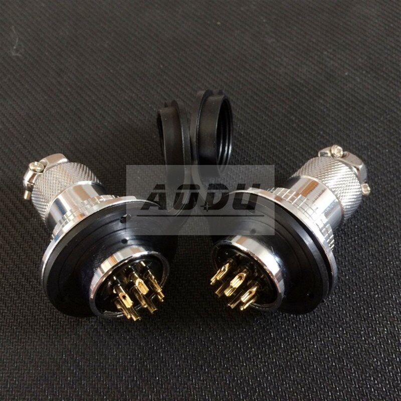 DF25 GX25-3T 3芯 带法兰 航空插头 25MM 电缆式连接器 接头