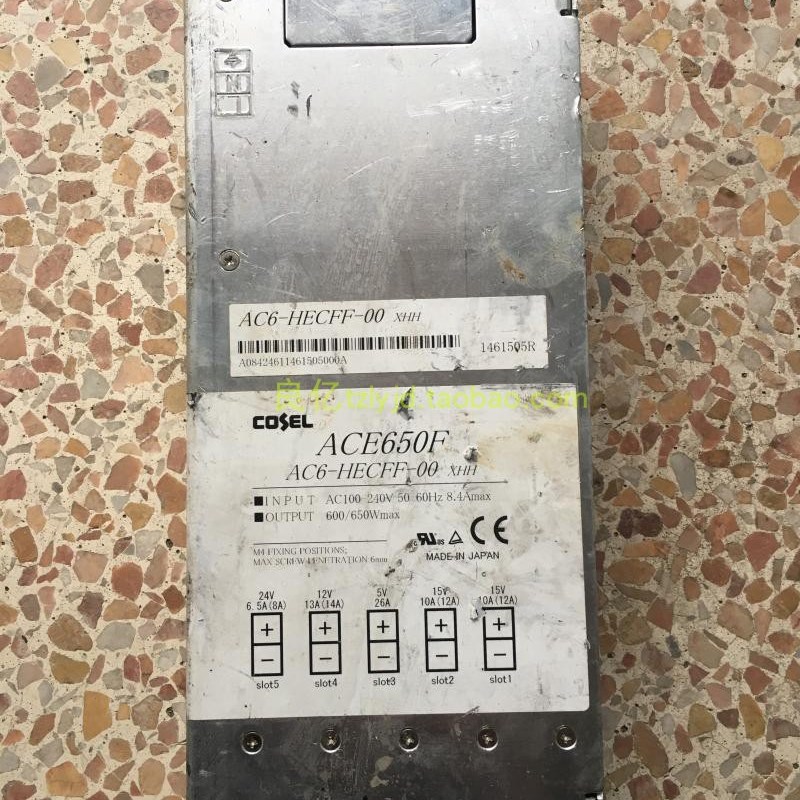 ACE650F AC6HECFF-00 二手日本COSEL 电源 5V12V15V15V 24V