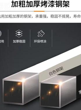 衣架衣户柜全开放式衣柜两层金属衣小出租房71914简易衣柜加固型