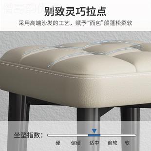 凳子家用板凳轻奢靠耐小矮背餐桌凳餐凳YCS椅子约现代圆方凳结简