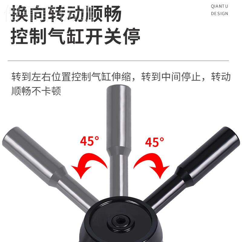 气动阀开关手转阀手动进两出K384RLJA6-0D气缸控制换向气阀手板阀