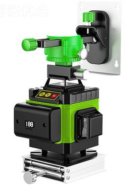 12线外平仪XLV绿光6线高精度强光贴墙地激水光仪8线蓝光红1线平水