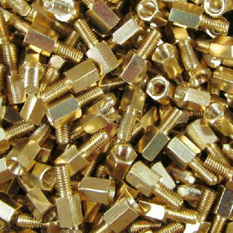 单头通隔离柱螺丝螺母主板支撑柱螺柱六角铜柱M3*24+6一千只190元