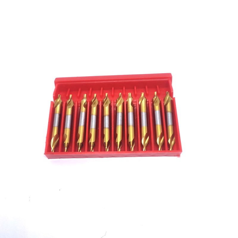 正品宏峰全磨制镀钛螺旋槽中心钻A1.5 A2 A3 A4 A5 A6 B2 B3 B4