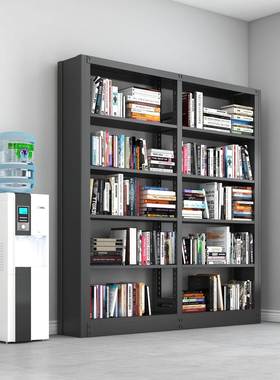 1.8米IXL儿童家书架图书铁艺简约馆绘本架落书地柜用钢制图书架