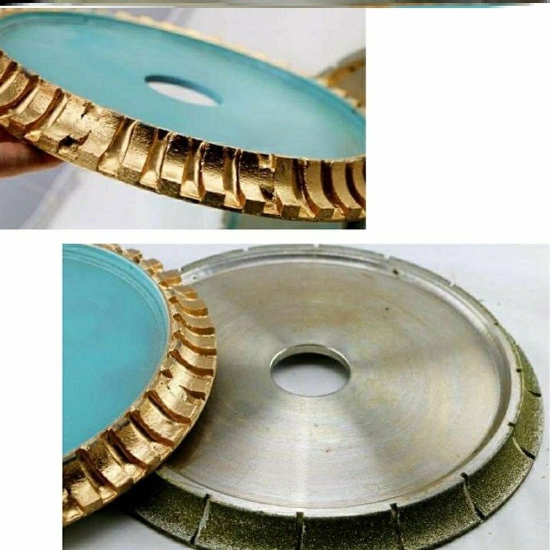 石材磨边机磨轮法国边花岗岩8号边金刚石烧结1/4圆边金刚轮打磨