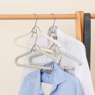 套装 裙带夹马汉服衣 衣架连体防滑用多功能家无746痕衣服撑挂面裤