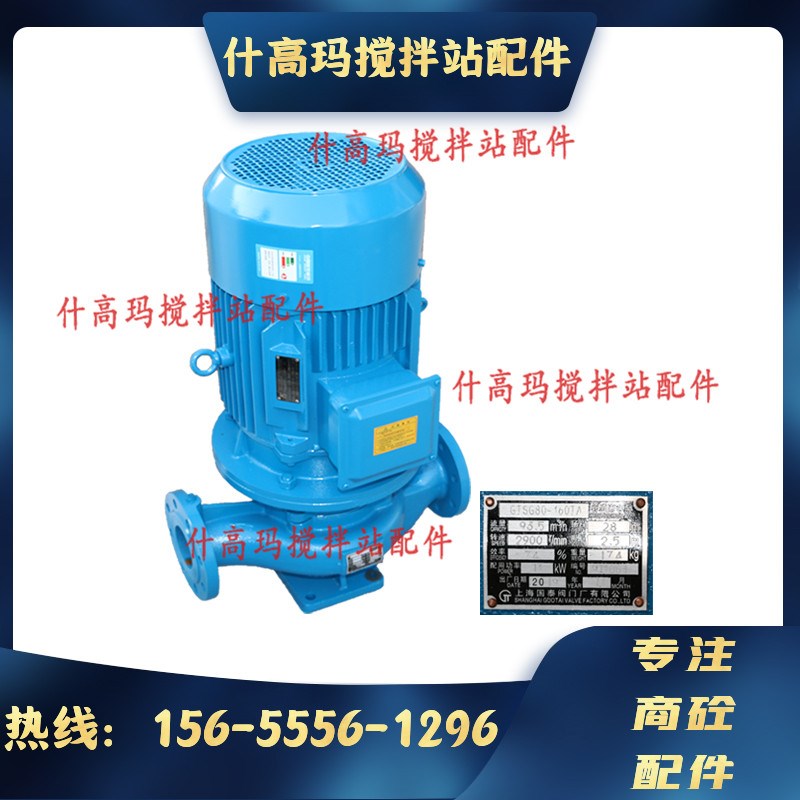 中联外加剂泵/主机管道离心泵 上海国泰外加剂泵GISGH GIHG40-160