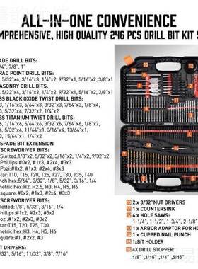 混凝土合金木工打LRA钻头麻花钻铁批套头电装手钻多功孔能木工开