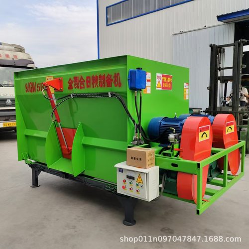 TMR全日粮混合饲料制备机五立方双轴搅拌机干湿饲料混合搅拌机