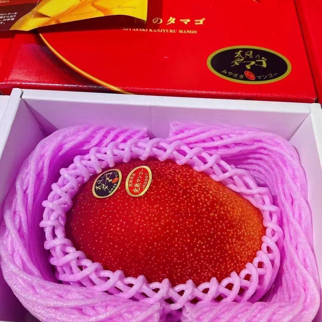 太阳之子芒果日本品种宮崎网红芒果高端稀有水果礼盒装顺丰